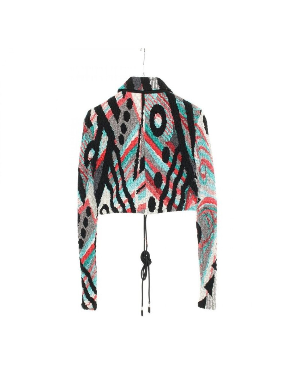 Hermes Twill Laine Zip Up Silk Short Jacket - Picture 2 of 4